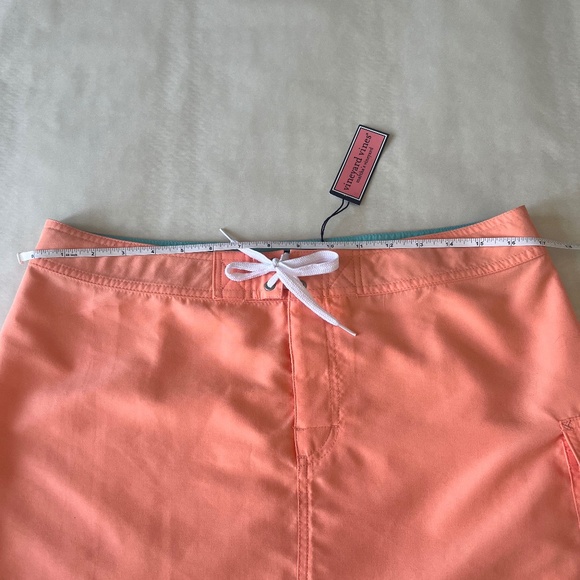 NWT Vineyard Vines Cargo Pocket Drawstring Boat Bright Orange Logo Casual Skirt - Picture 14 of 14